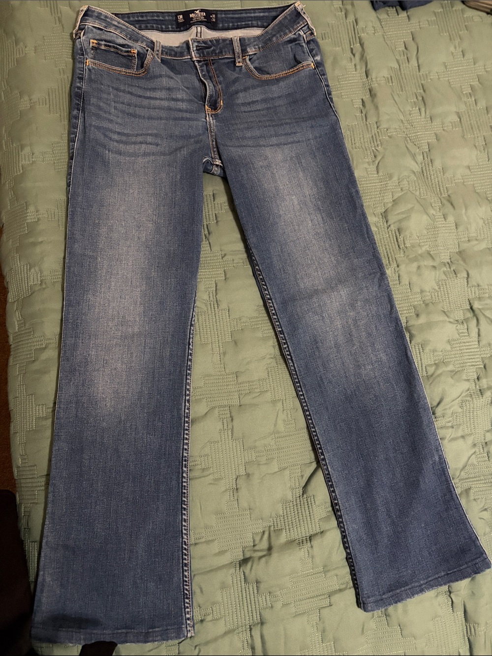 Hollister Medium Wash Flare Jeans